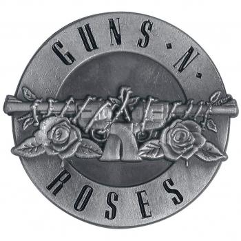 Guns N' Roses Bullet Logo Unisex Pin Gris, Aleación de Zinc,