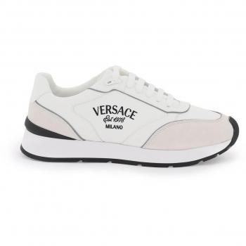 Versace Milano Runner Sneakers - White, Size 43 (Men's)