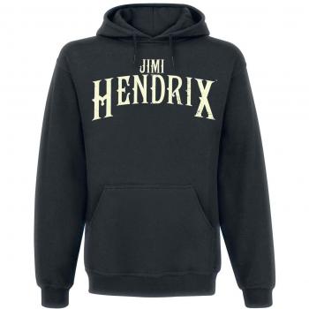 Jimi Hendrix Art Nouveau Sudadera con Capucha Negro XXL