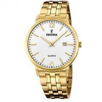 Festina Reloj Analógico para Hombre de Cuarzo con Correa en Acero Inoxidable F20513/2
