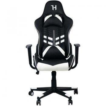 Silla Gaming Decode 7House con Ruedas Blanco/Negro 136x73x68 cm