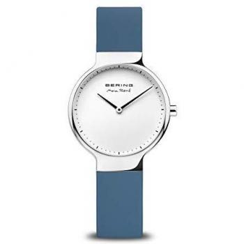 BERING Reloj Analógico para Mujer de Cuarzo con Correa en Silicona 15531-700