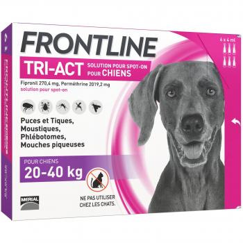 Frontline Tri-Act Dogs 20-40 kg 6 Pipettes