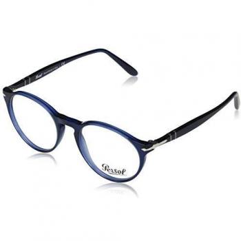 Persol PO3092V 9038 Men's Eyeglasses Blue Size 50 with Blue Light Block Available