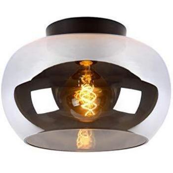 Lámpara de Techo Moderna Judi en Cristal Ahumado Ø 30,5 cm E27