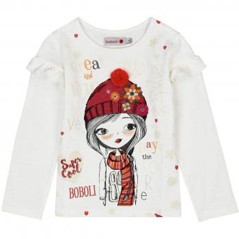 boboli 426057, Camiseta para Niñas, Beige