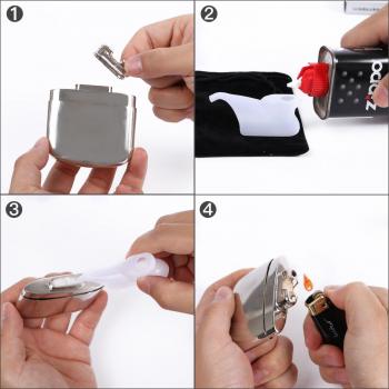 Aookey Calentador de Manos Reutilizables Sin Llama, Profesional Mini Metal Calentador con Bolsa de Almacenamiento, para Actividad al Aire Libre Esquí Camping