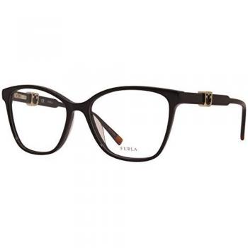 Montura de Gafas graduadas para Mujer Furla VFU352-550700, Ø 55 mm, color Negro 0700, medidas 55/16/135