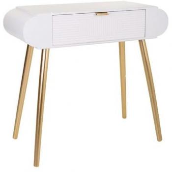 Recibidor de Madera Blanco Wanderlust Deco 84,5 x 38 x 77 cm