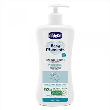 Chicco Baby Moments Baño Corporal Protection 750ml - Champú para todo el cuerpo para bebé lactante 0 meses en adelante