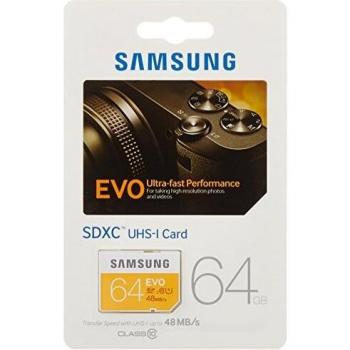 Samsung EVO MB-SP64D/EU - Tarjeta de Memoria SD de 64 GB