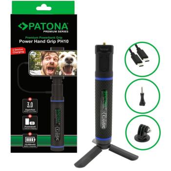Powerbank Patona Premium Grip PH10 10000 mAh Carga Rápida USB Negro