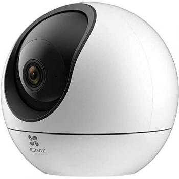 EZVIZ C6 4MP Cámara IP WiFi Interior 360º Esférica de Seguridad, Resolución 2560 x 1440 Pixeles, Montaje en Techo/Pared, AI Detección de Person