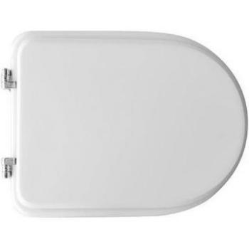Asiento WC Cesame Vaso System Forma 7 Blanco, 41,6x47 cm, en madera estabilizada con cernieras regulables