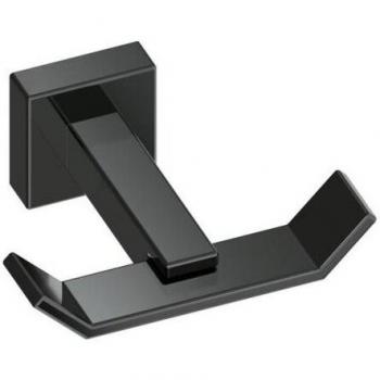 Percha individual Niza 10756 Cromo Negro Atornillar