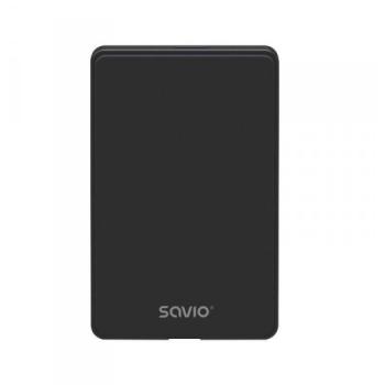 Carcasa Externa para Disco Duro/SSD 2.5 USB 2.0 Savio AK-73 Negra