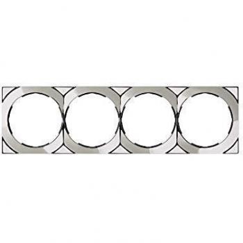 Simon 88642-33 - Placa Para 4 Elementos 85X298