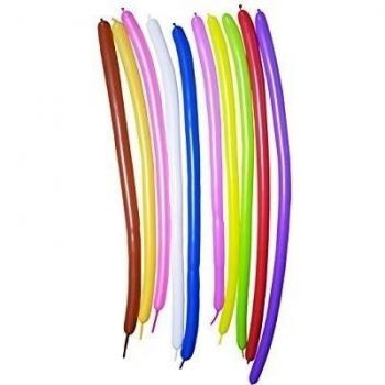 200pcs Globos de Animales Mágicos de los Colores Variados, Vienen con 1 inflador+ 1 rollo de cinta adhesiva