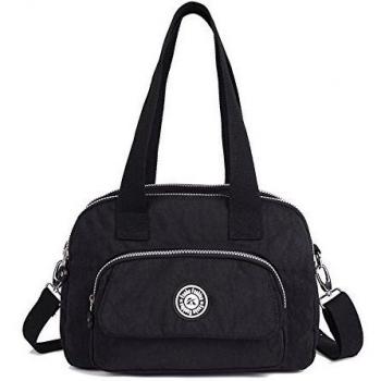 JOTHIN - Bolso mochila  de nailon para mujer multicolor negro