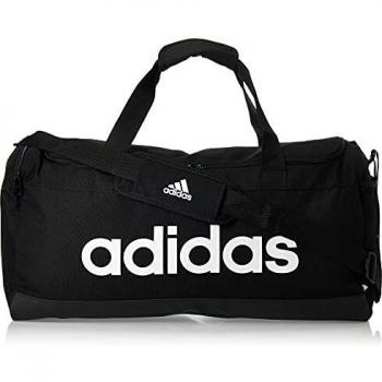 adidas Linear Duffel S Gym Bag, Unisex-Adult, Black/White, NS