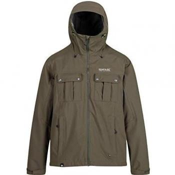 Regatta Chaqueta impermeable y transpirable con capucha para hombre Tarnel