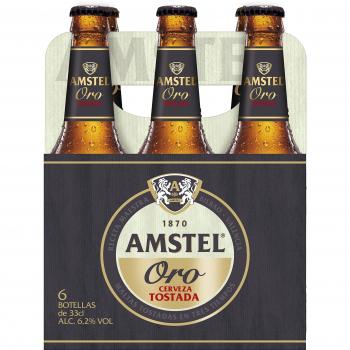 Amstel Oro Cerveza, 6 x 330ml