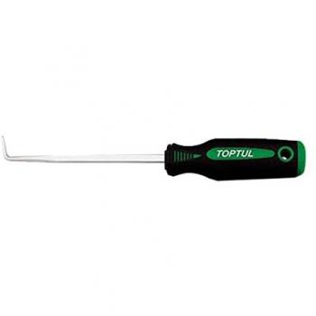 Herramienta de gancho TOPTUL JJAK0101 - 235mm, fabricación en acero de alta calidad, diseño ergonómico para un mejor agarre, acabado pulido que previene la corrosión, ideal para trabajos en autom