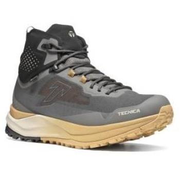 Bota de senderismo Tecnica Spark's mid GTX (GRAFITE-BEIGE) - Botas de montaña de hombre con membrana Gore-Tex, diseño medio para mayor soporte, suela antideslizante, materiales resistentes al agua