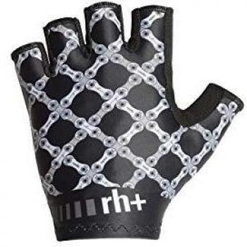 Zerorh+ Fashion, Glove Bike Unisex Adulto, Unisex Adulto, Ecx9102 73Pl, Chain Black/White/Black, L