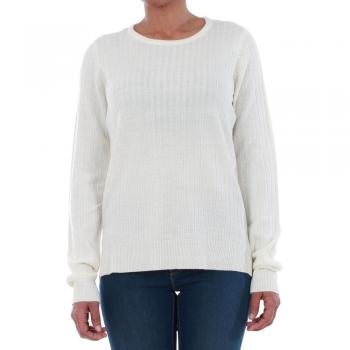 Vero Moda Jersey Mujer XS Beige 10193164 VMSIKA LS O-Neck Blouse Noos - Pristine