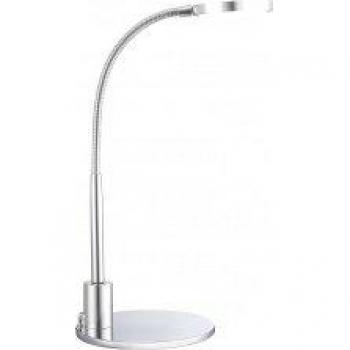 Lámpara de Mesa LED Pegasi Cromada 6W 550lm Blanco Cálido 14x35 cm