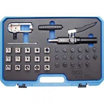 Juego de herramientas hidráulicas para abocardado BGS 8704, incluye adaptadores de 4,75 a 10 mm