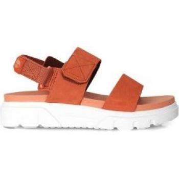 Sandalias de piel Timberland Greyfield Sandal 2 para mujer en marrón y naranja, talla 37