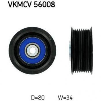 Polea de inversión/guía para correa v-ribbed SKF VKMCV 56008
