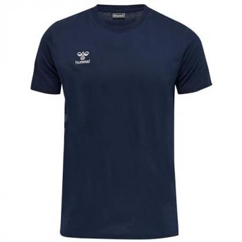 Hummel Camiseta De Manga Corta Move Grid Cotton - Camiseta de algodón para Hombre, Talla S