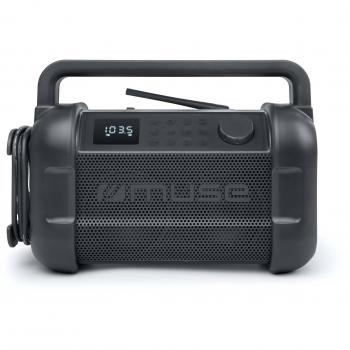 Radio Portátil Bluetooth Muse M-928FB | Impermeable | Altavoz Inalámbrico | Negro