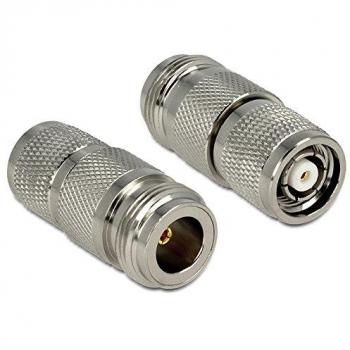 Adaptador N Hembra a RP-TNC Macho Metálico DeLOCK 88855
