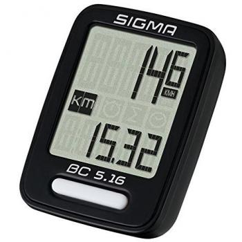 Sigma 5160, Ciclocomputador Unisex Adulto, Negro, Única