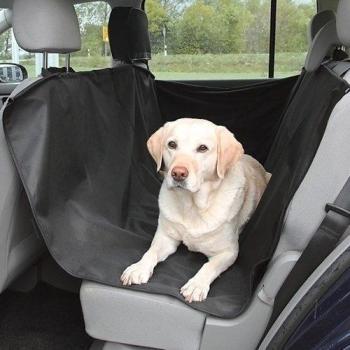 Tooltime - Cubierta protectora impermeable de asiento trasero para mascotas, color negro