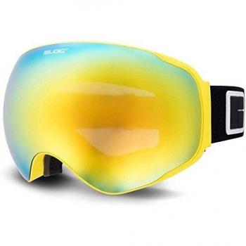 Bloque evolución Snowboard Gafas de esquí Amarillo EO14
