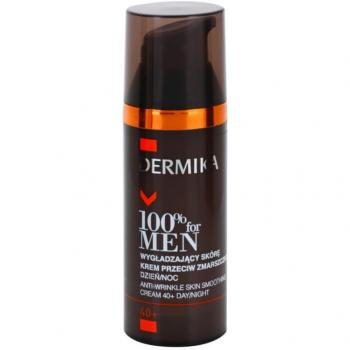 Crema Hidratante Antiarrugas para Hombre DERMIKA 100% 40+ con Efecto Alisador, 50ml