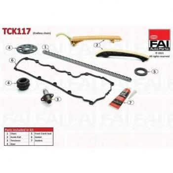 Kit de cadena de distribución FAI TCK117 con componentes de alta calidad