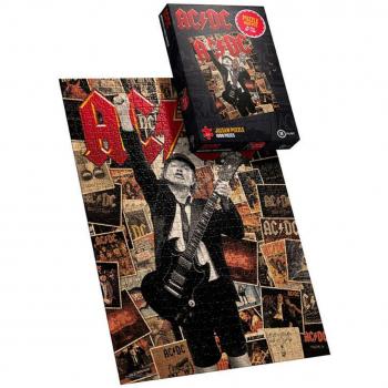 AC/DC Angus Collage Multicolor Puzzle - Unisex Standard