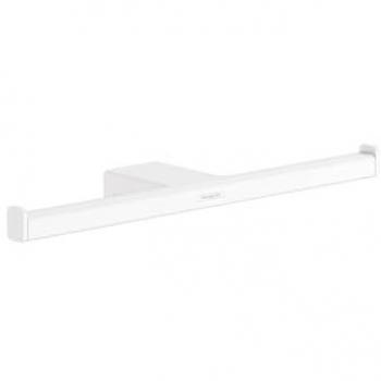 Hansgrohe AddStoris Double Toilet Paper Holder, Wall-Mounted, Matte White