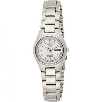 Seiko womens analogue quartz watch with stainless steel strap z symc07k1