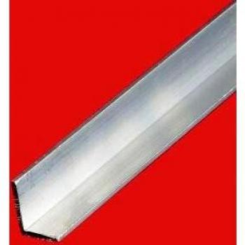 Perfil de ángulo desigual de aluminio 50x30 mm, espesor 4 mm, largo 3 metros