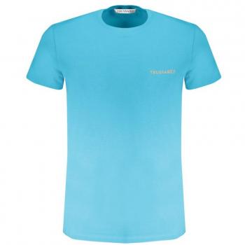 Trussardi Light Blue Cotton T-Shirt - XL