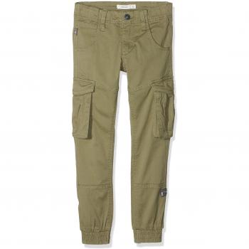 Name It Boy's Cargo Pants NITBAMGO - Regular Fit, Deep Lichen Green