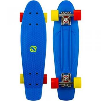 Nijdam Cruiser Sailor Stroll 22.5'' - Monopatín FlipGrip con diseño de marinero, plataforma de 22.5 pulgadas, ruedas suaves para una conducción cómoda, construcción duradera y ligera, ideal para paseos
