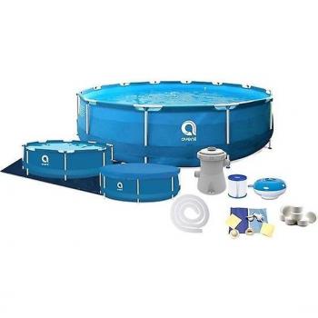 Piscina Avenli 366 x 76 cm Viking Choice - conjunto completo con bomba Azul